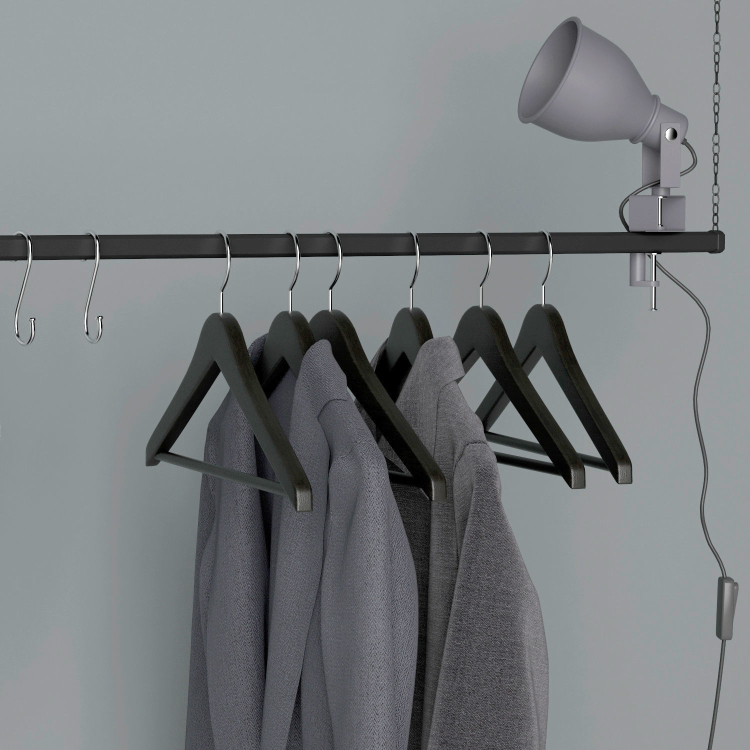 Set of clothes 2 3D model_3