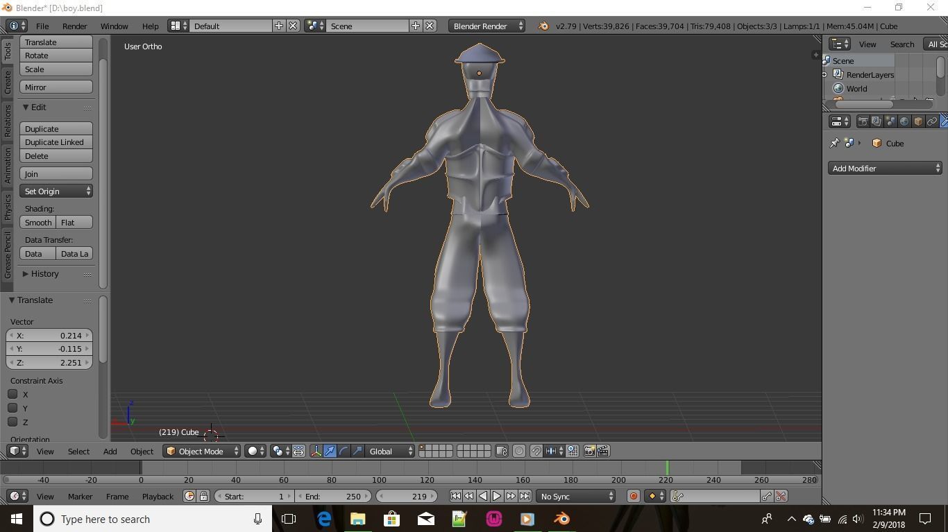 Star warrior Free 3D model_1