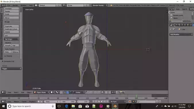 Star warrior Free 3D model