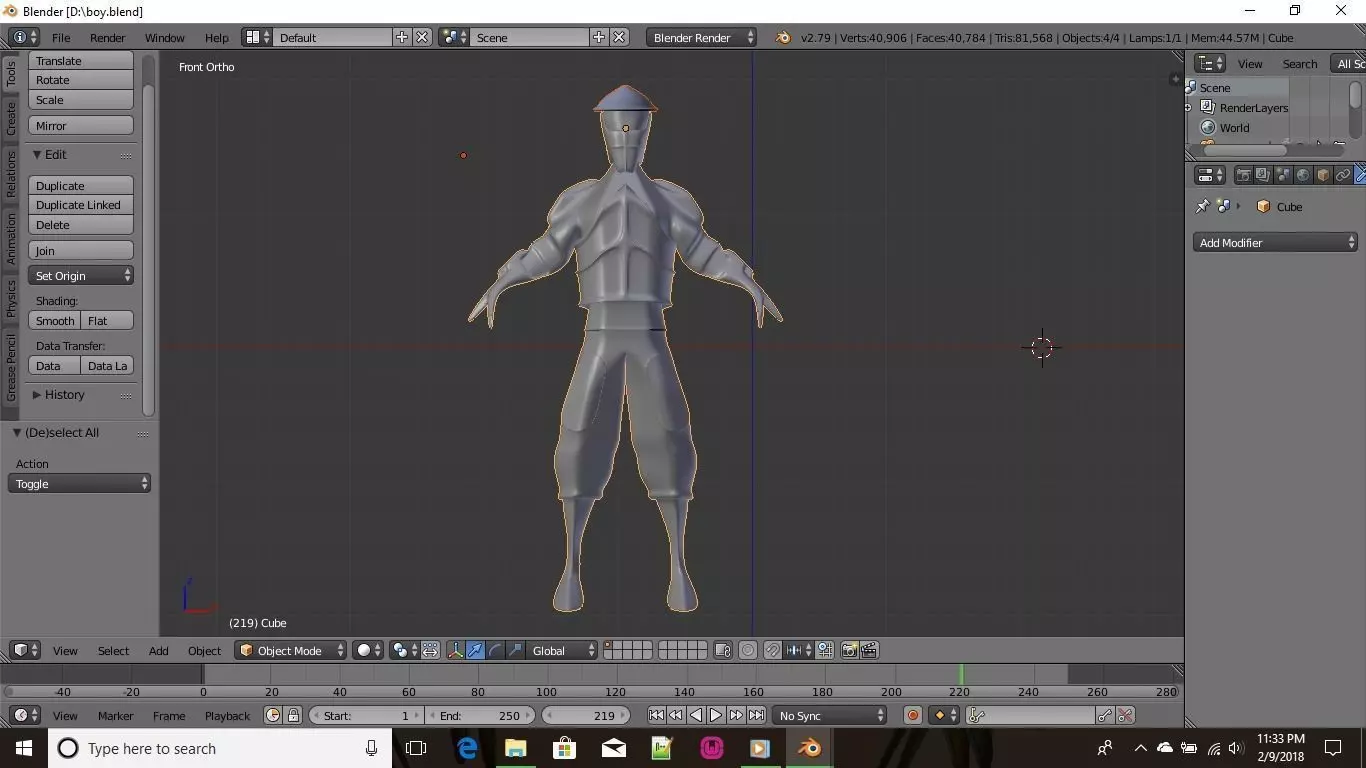 Star warrior Free 3D model_0