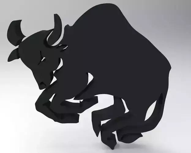 Taurus bull jumping Free 3D print model