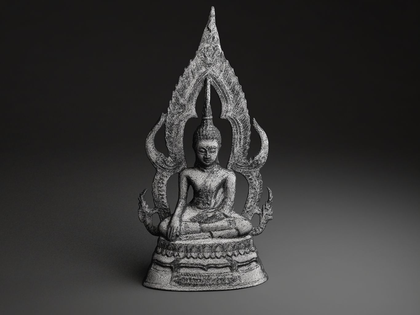 Ancient Buddhas - Phra Buddha Chinnarat 3D print model_12