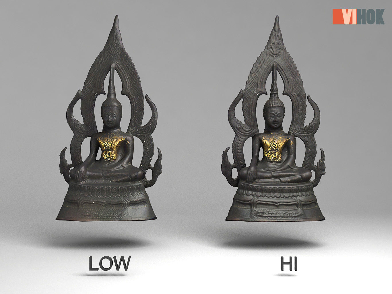Ancient Buddhas - Phra Buddha Chinnarat 3D print model_10