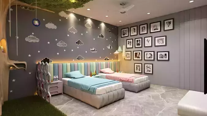 Children Bedroom 3D model