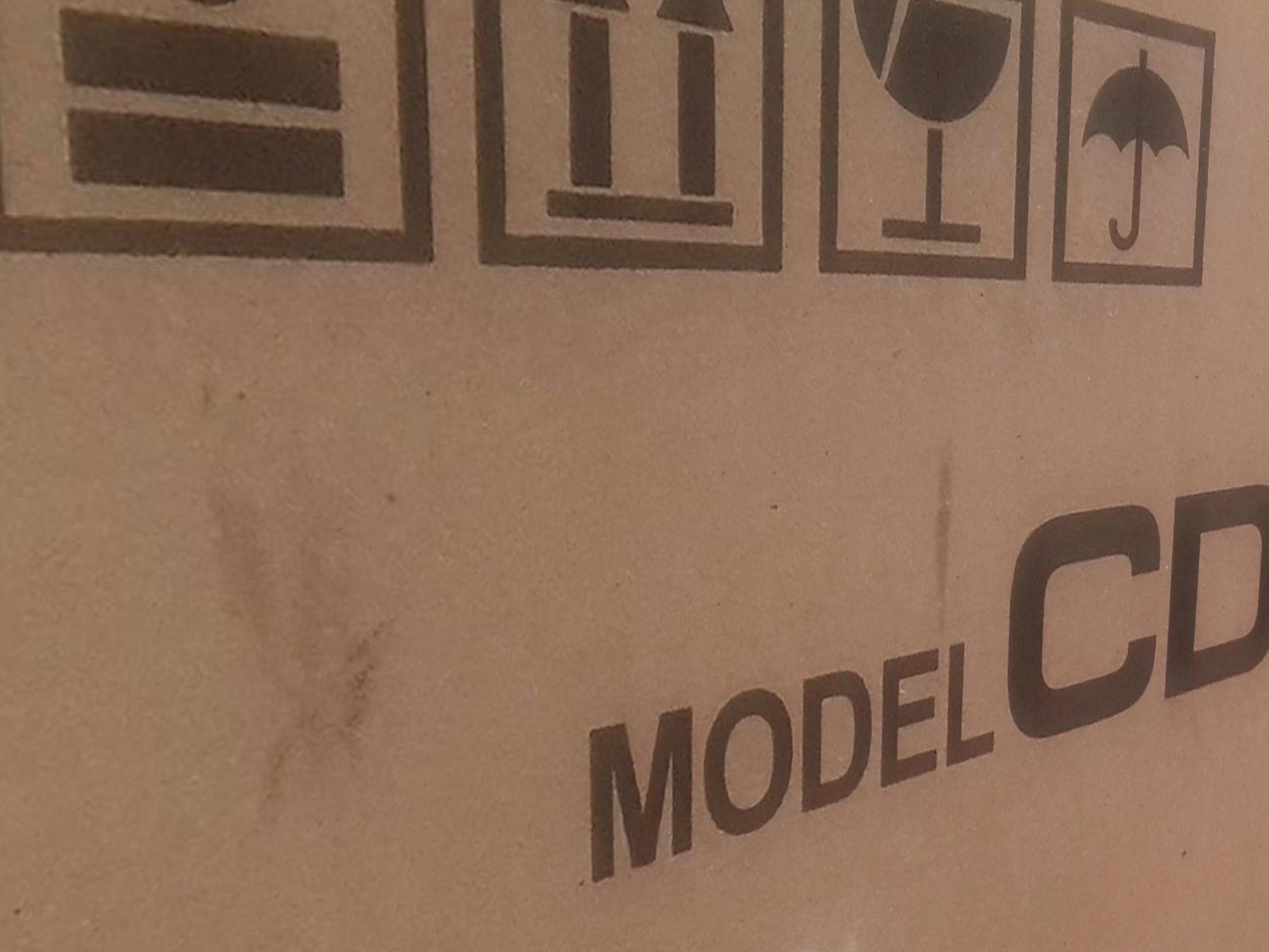 Cardboard Box Low-poly 3D model_7