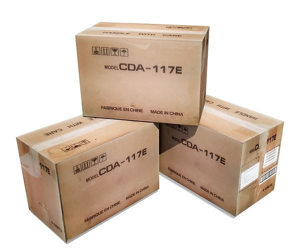 Cardboard Box Low-poly 3D model