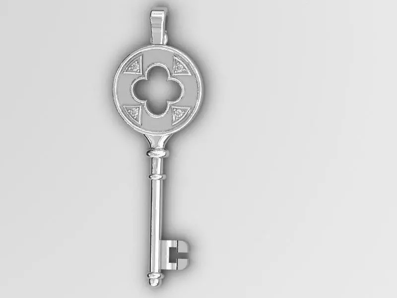 Key Pendant 3D print model_0