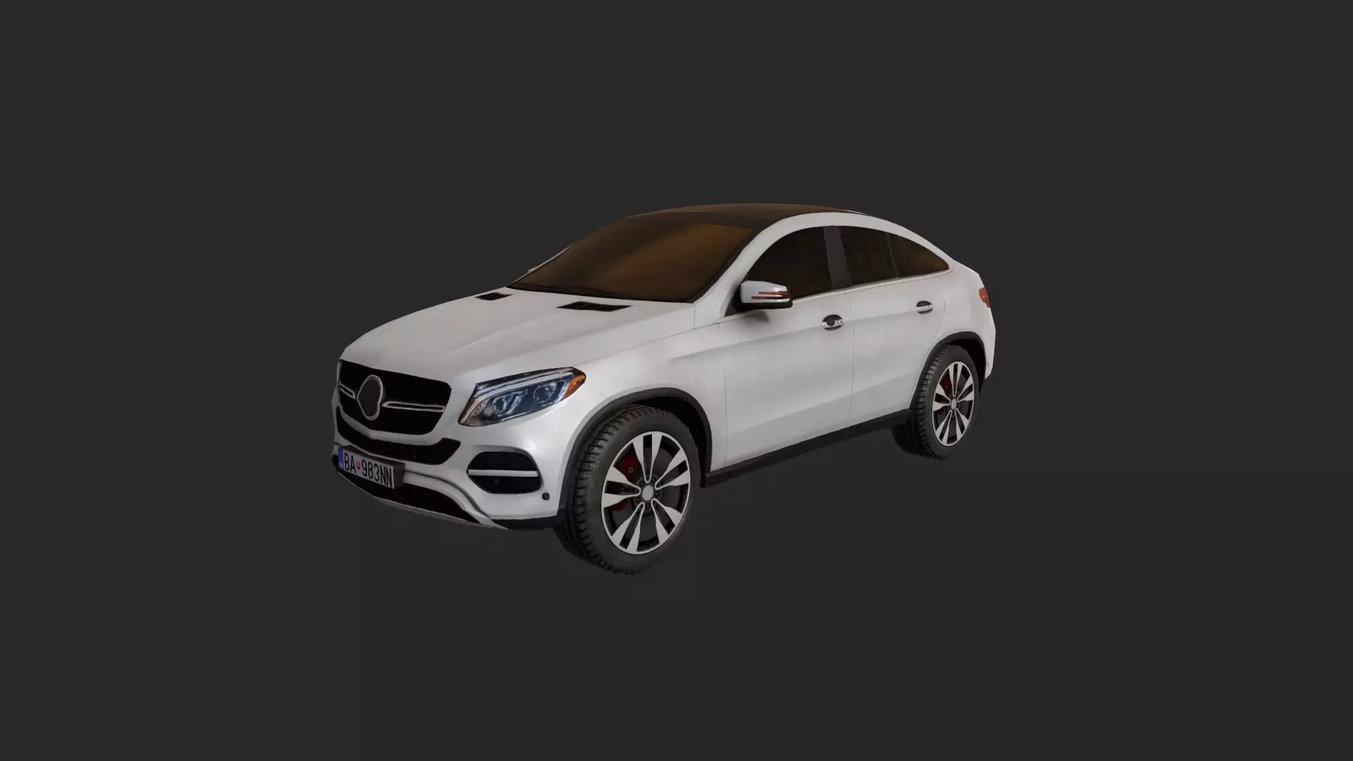 Low Poly Car 10 Low-poly 3D model