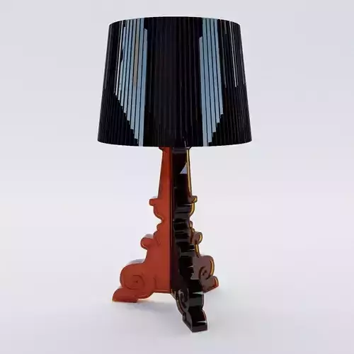 Bourgie Metallic Lamp - Design by Ferruccio Laviani - Kartell 3D model