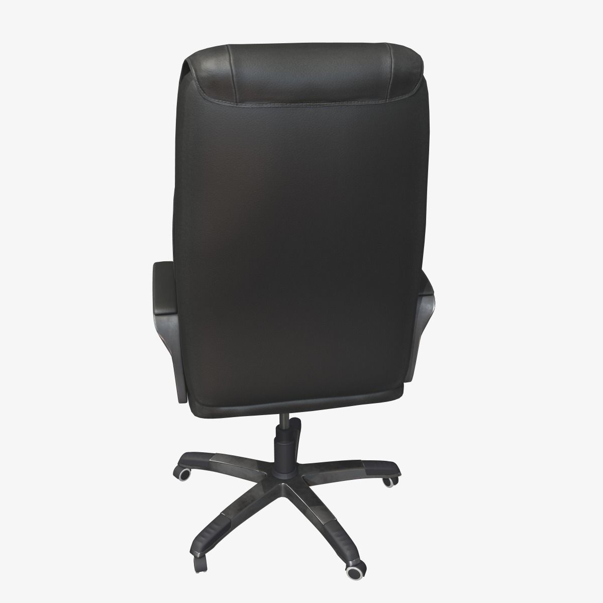 Office Chair Low-poly 3D model_3