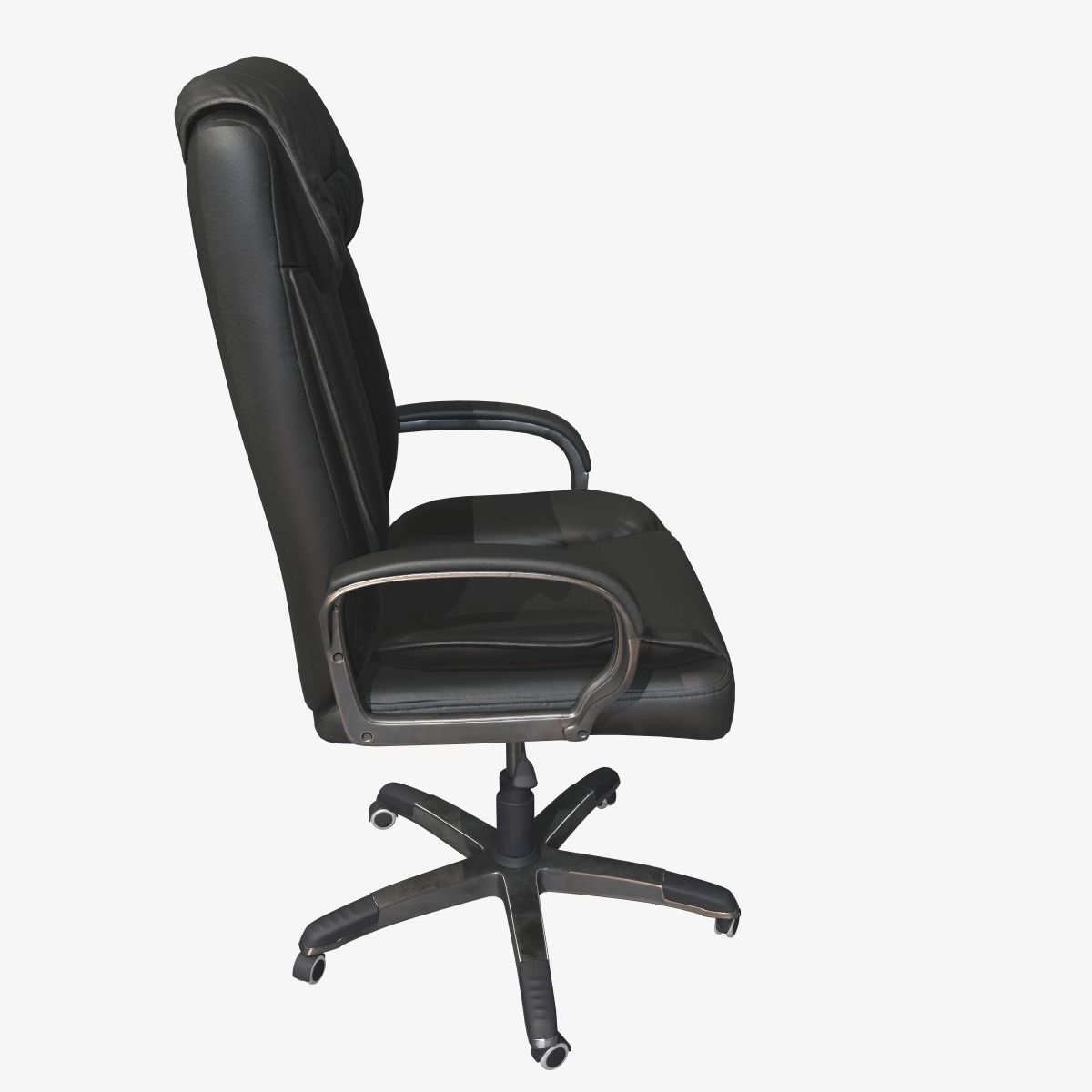Office Chair Low-poly 3D model_4