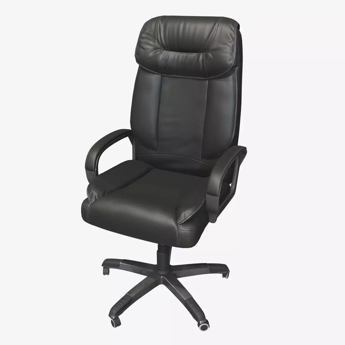 Office Chair Low-poly 3D model_0
