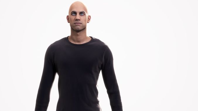 Human Man Scan - 169M Low-poly 3D model