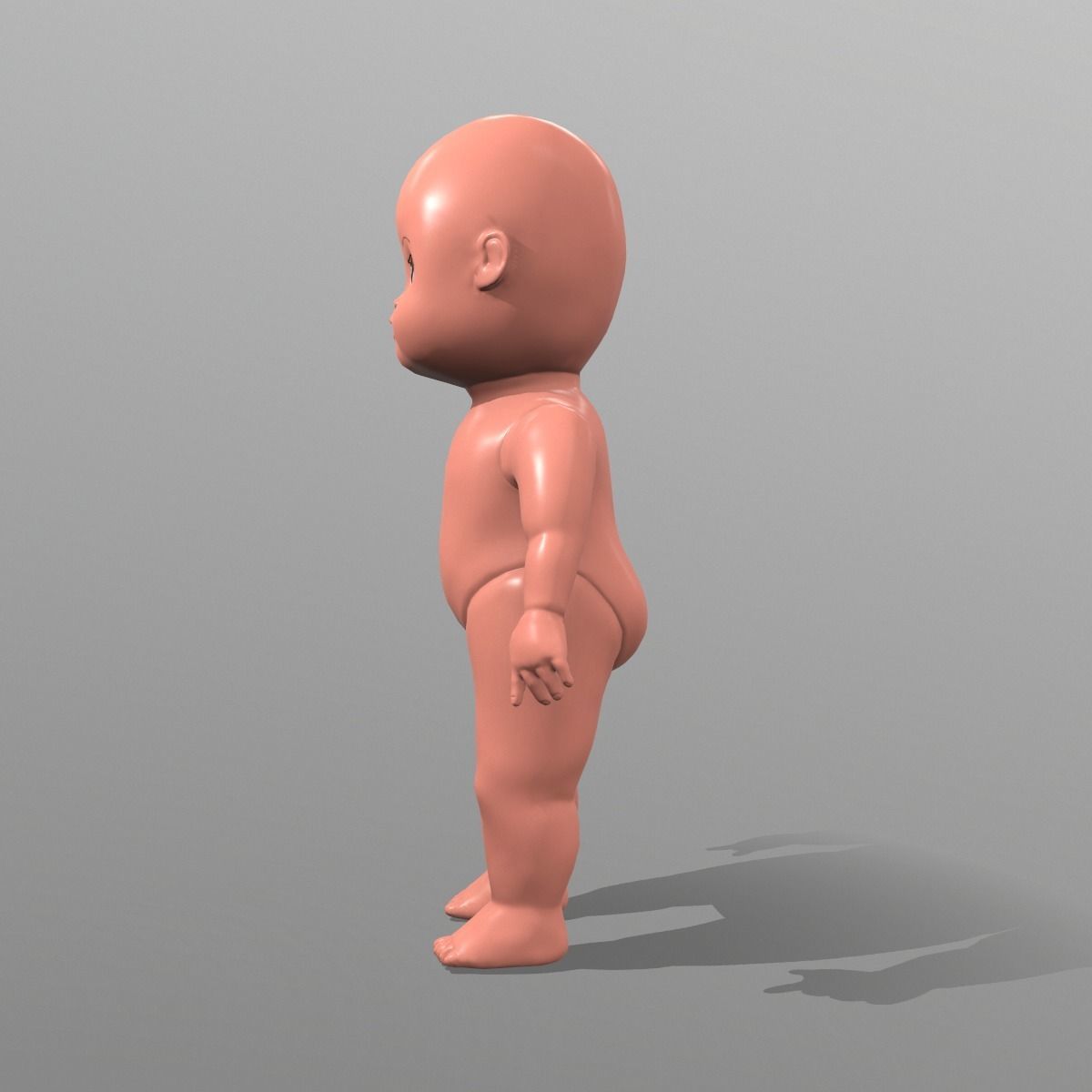 Merocyan Baby Doll model Low-poly 3D model_4