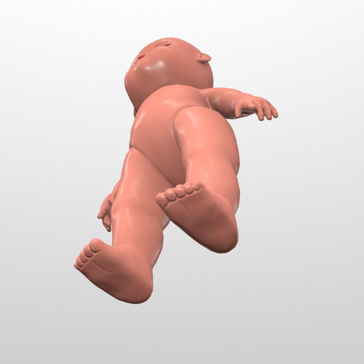 Merocyan Baby Doll model Low-poly 3D model_10