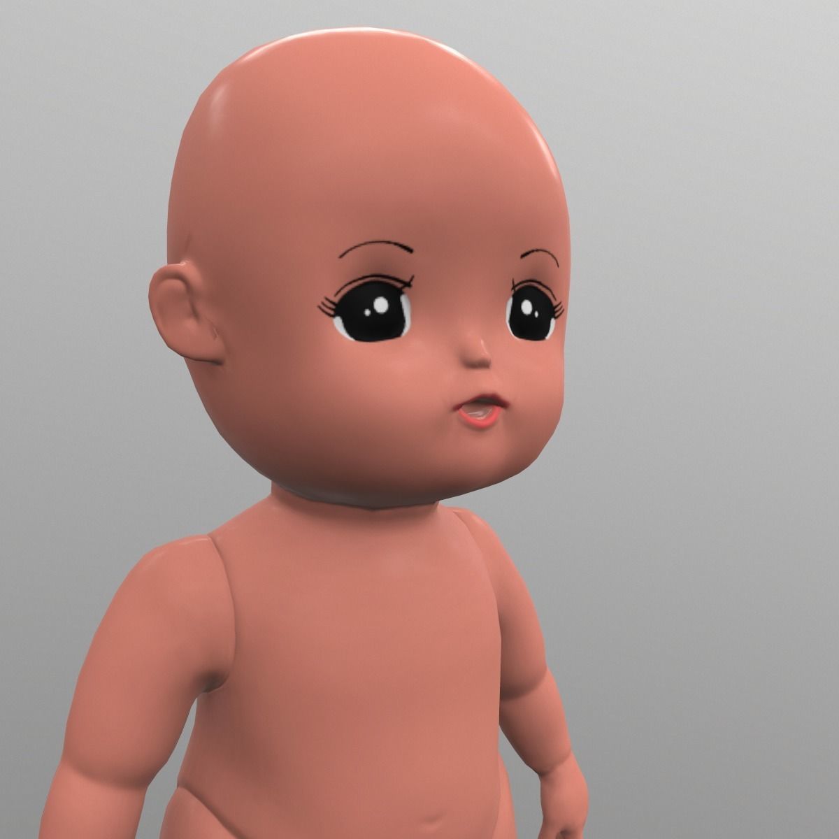 Merocyan Baby Doll model Low-poly 3D model_5