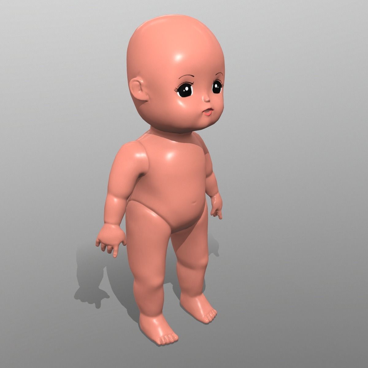 Merocyan Baby Doll model Low-poly 3D model_2