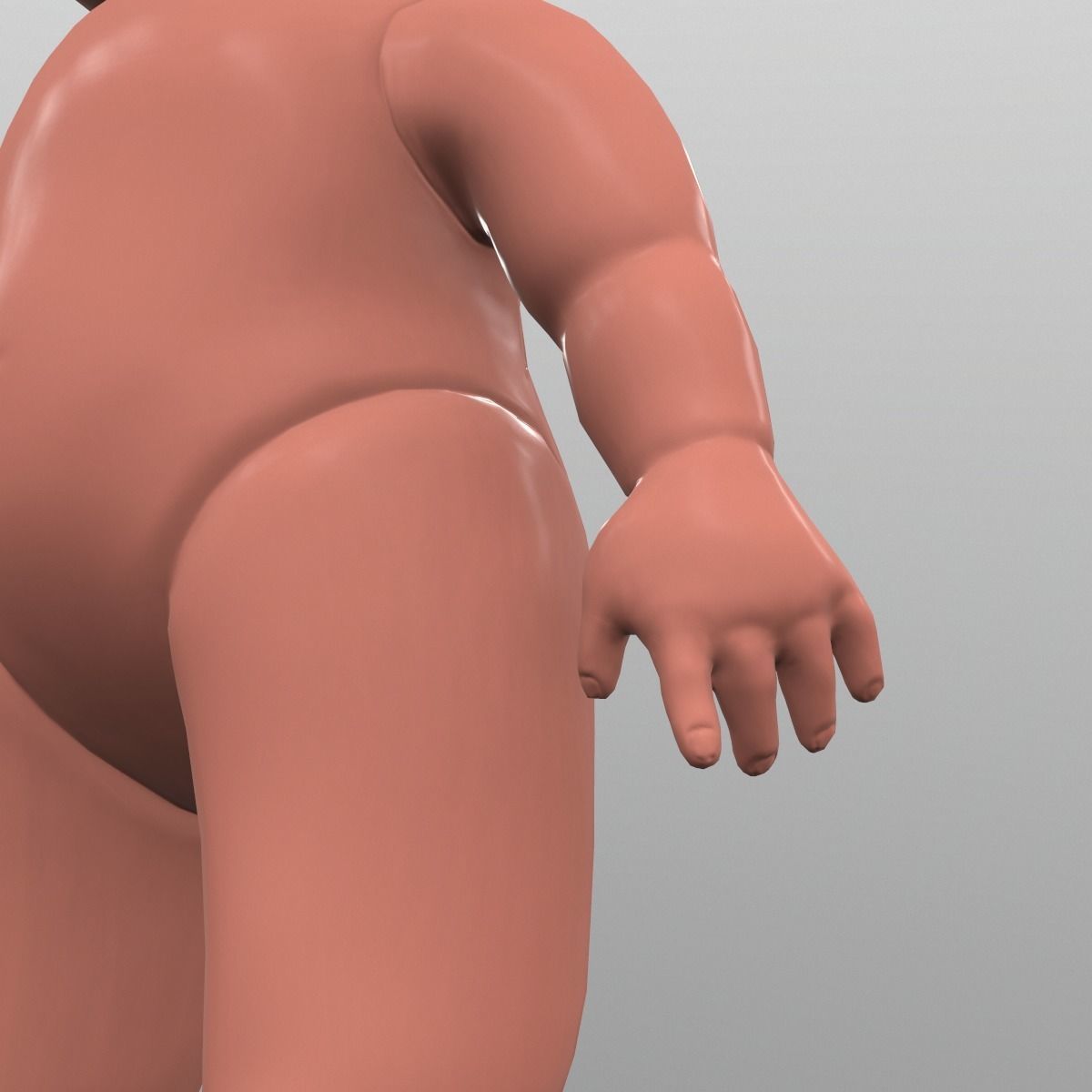 Merocyan Baby Doll model Low-poly 3D model_9