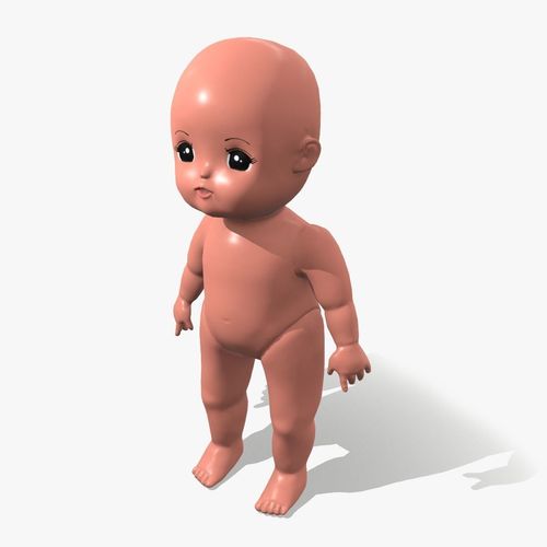 Merocyan Baby Doll model Low-poly 3D model
