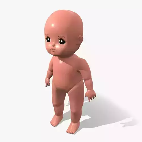 Merocyan Baby Doll model Low-poly 3D model