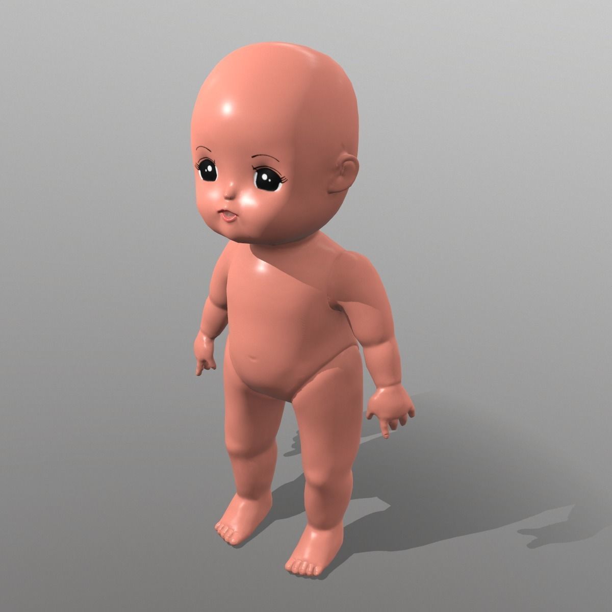 Merocyan Baby Doll model Low-poly 3D model_1