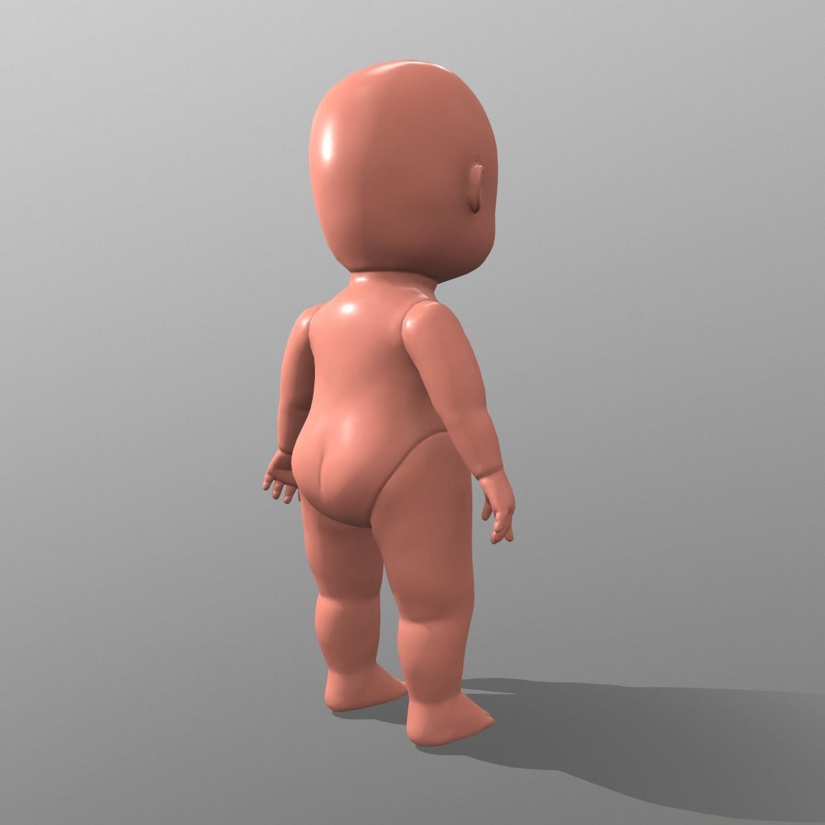 Merocyan Baby Doll model Low-poly 3D model_3