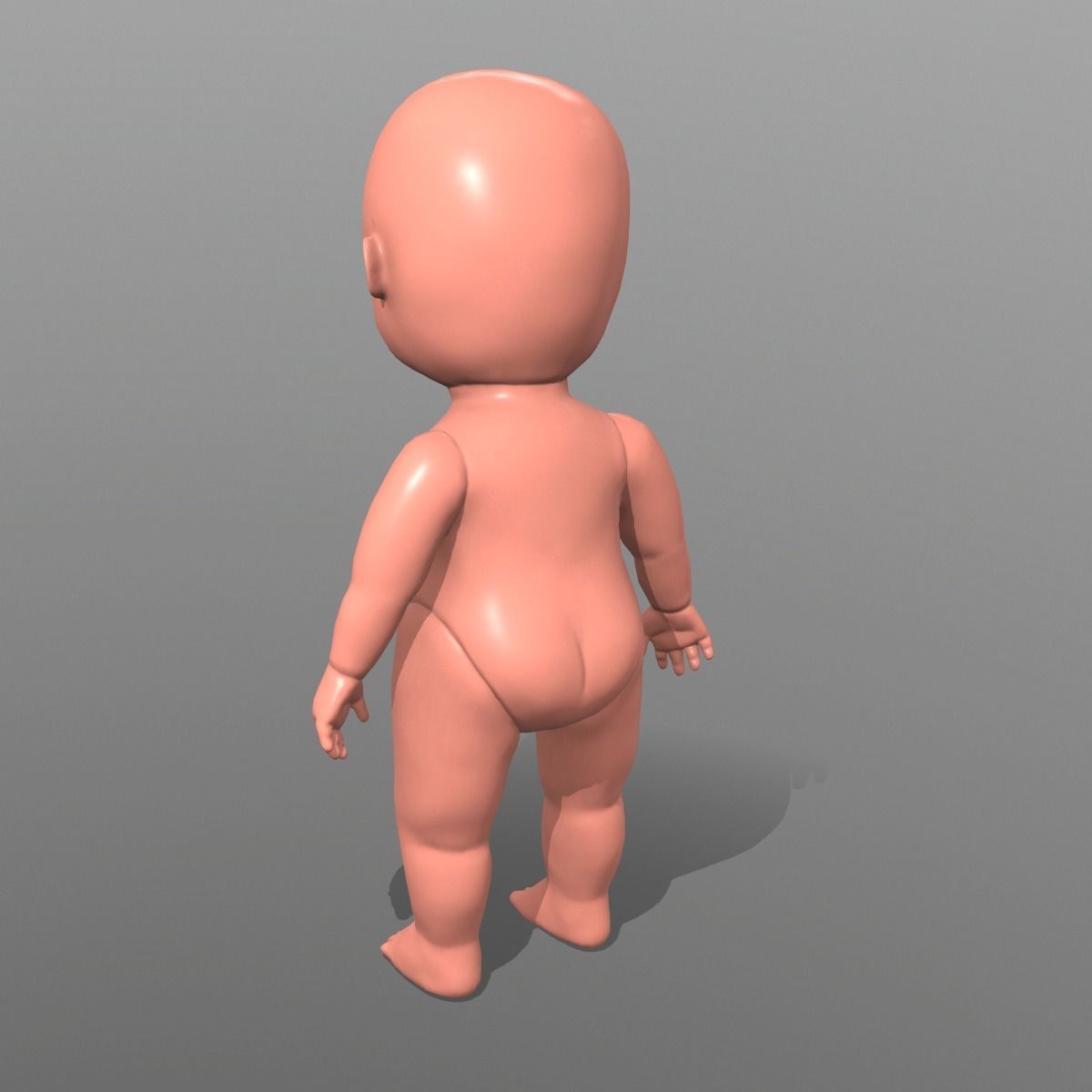 Merocyan Baby Doll model Low-poly 3D model_7