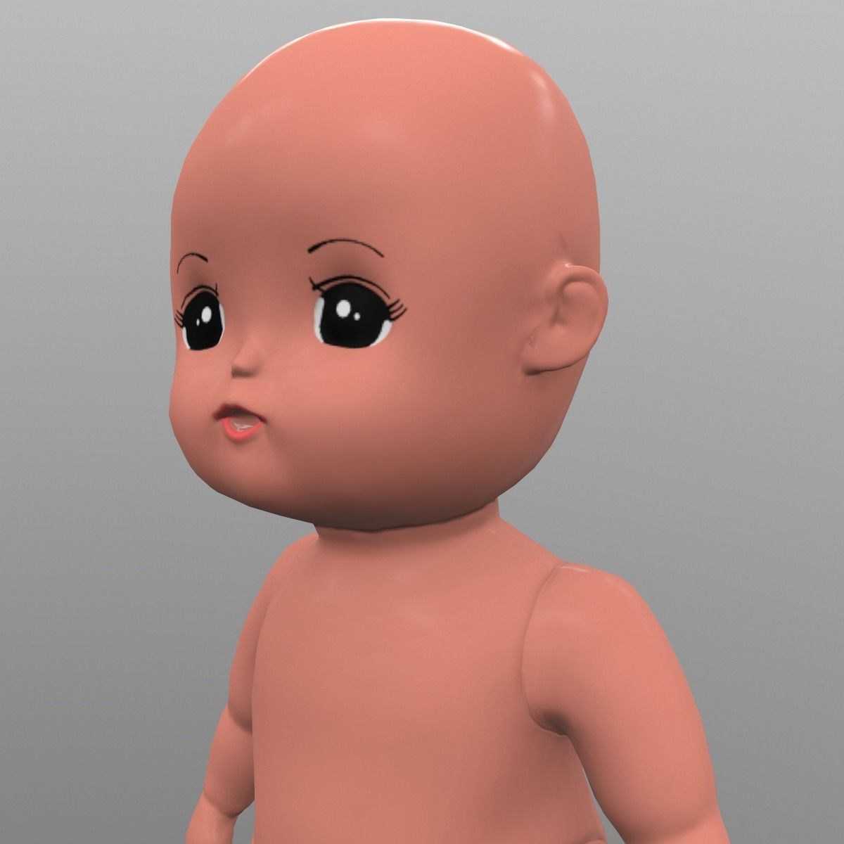Merocyan Baby Doll model Low-poly 3D model_8