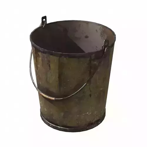 Rusty Paint Bucket PBR 