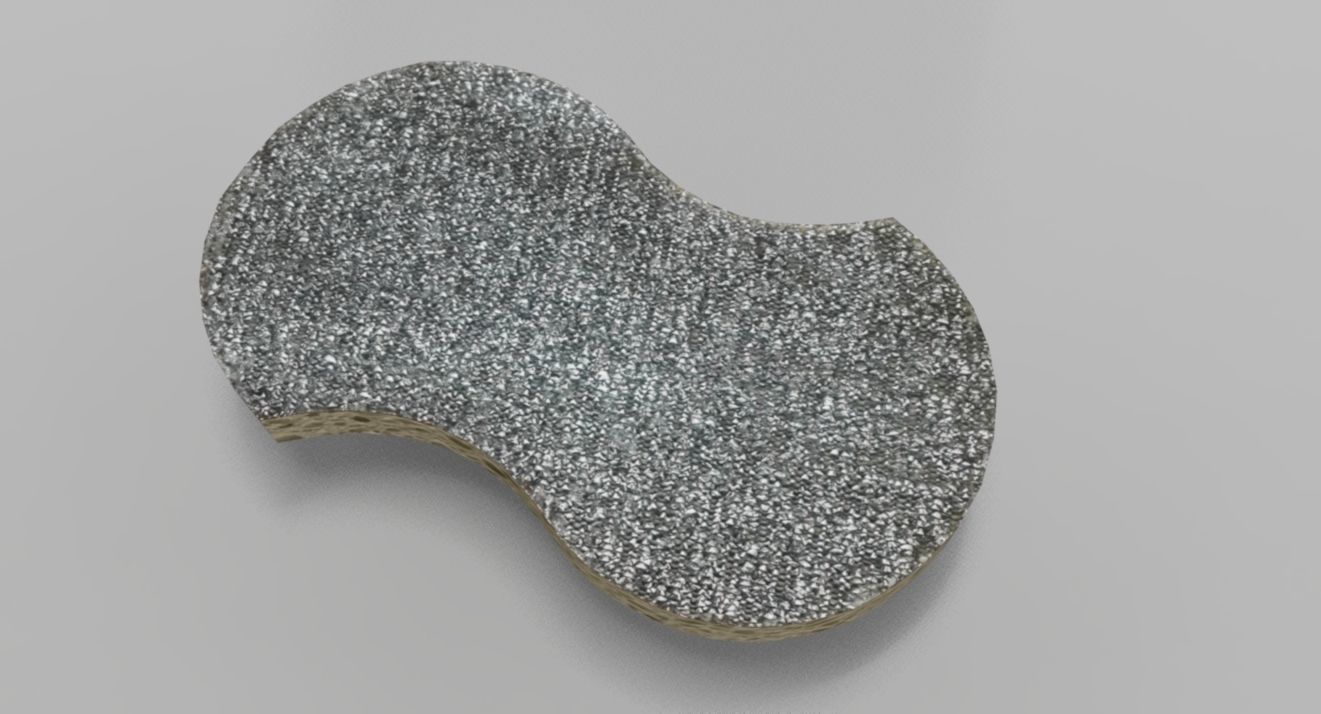 Sponge - VR AR Low-poly 3D model_1