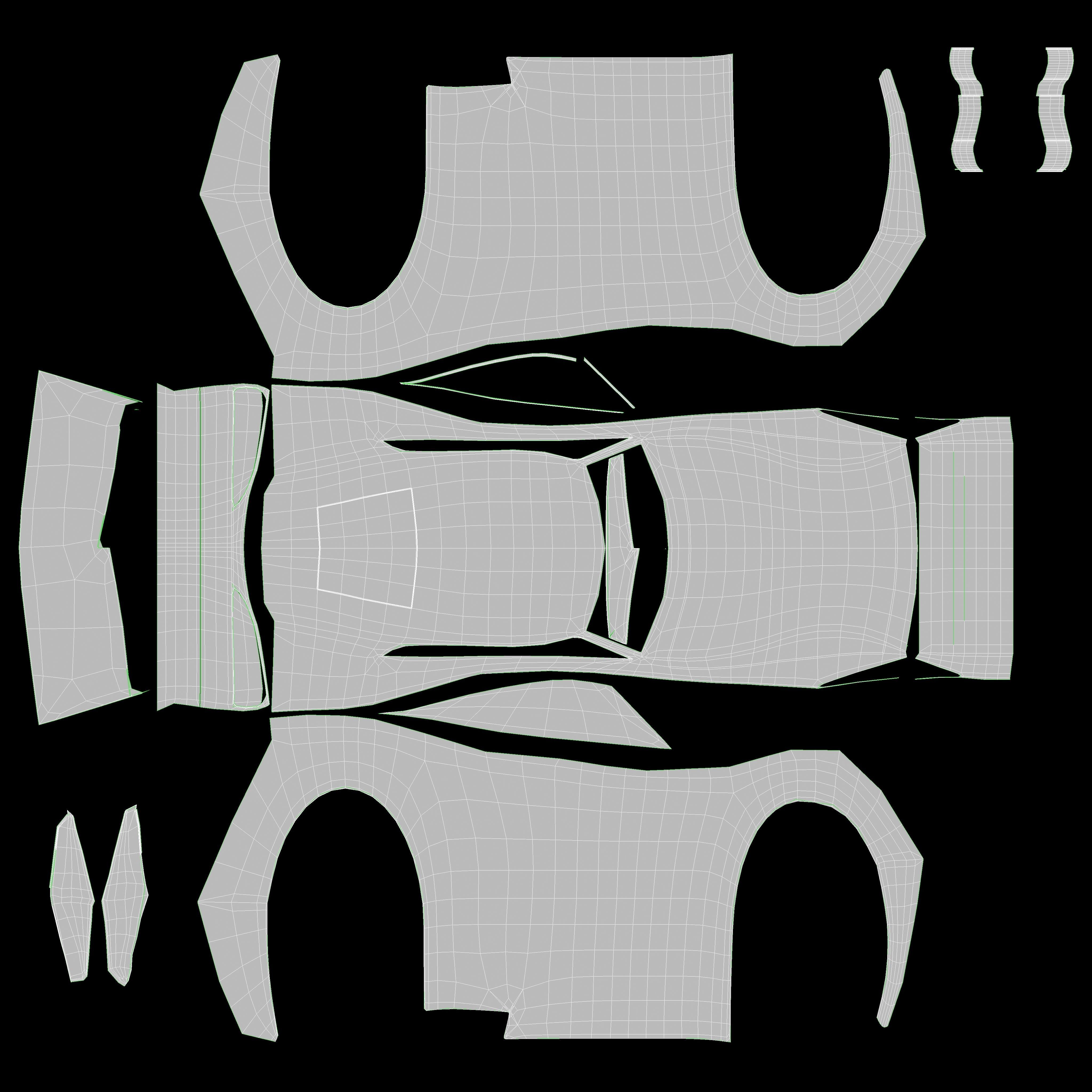 Jackson Storm Cars 3 model Low-poly 3D model_11