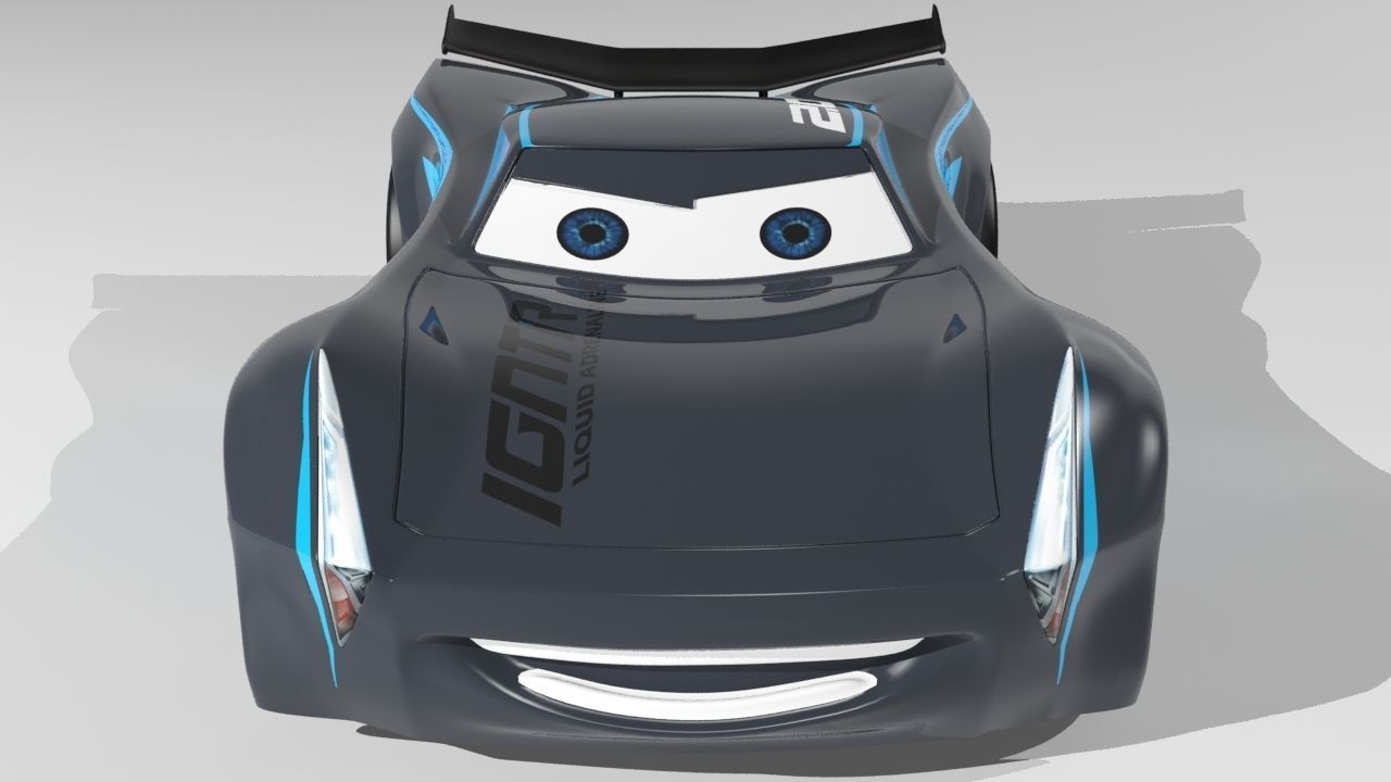 Jackson Storm Cars 3 model Low-poly 3D model_5