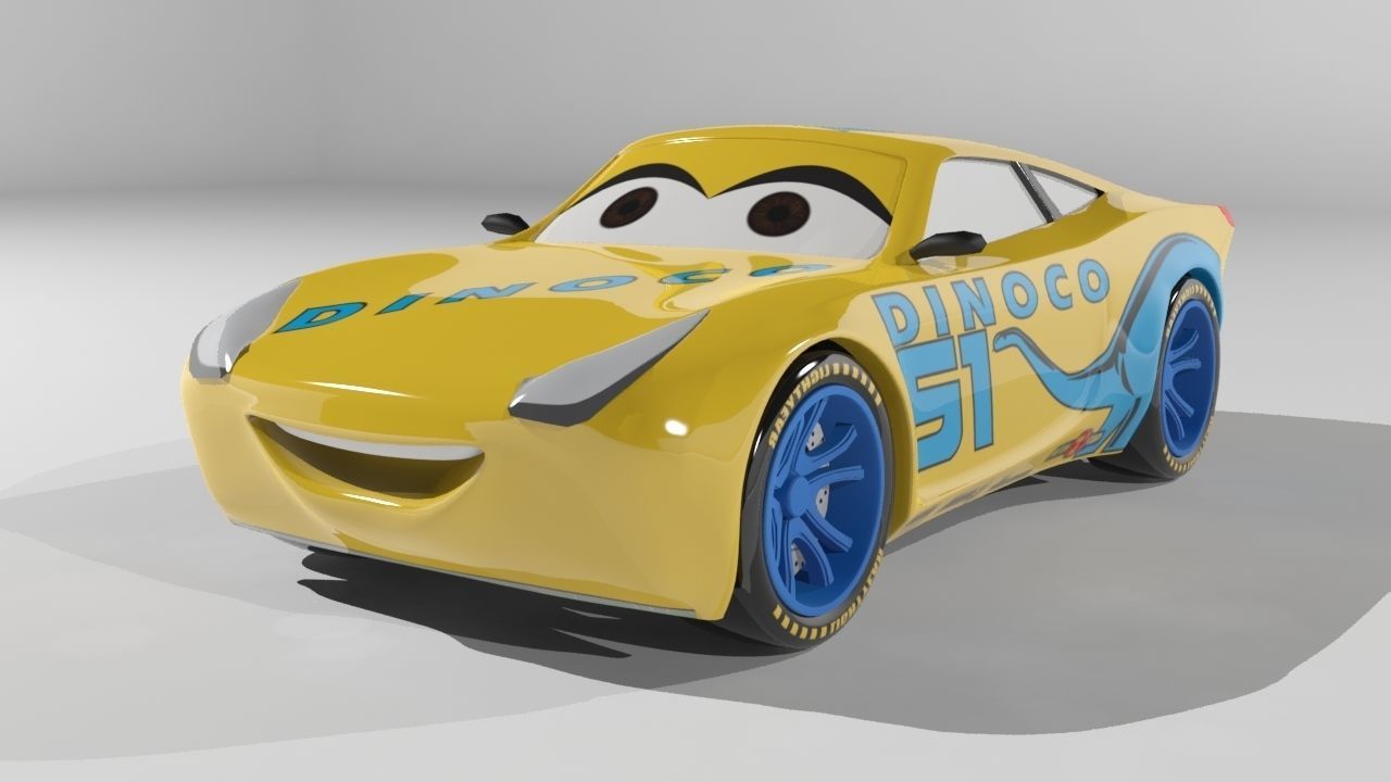 CARS 3 CHARACTER PACK 3D Low-poly 3D model_9