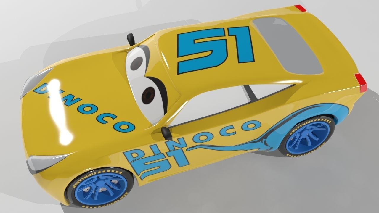 CARS 3 CHARACTER PACK 3D Low-poly 3D model_14