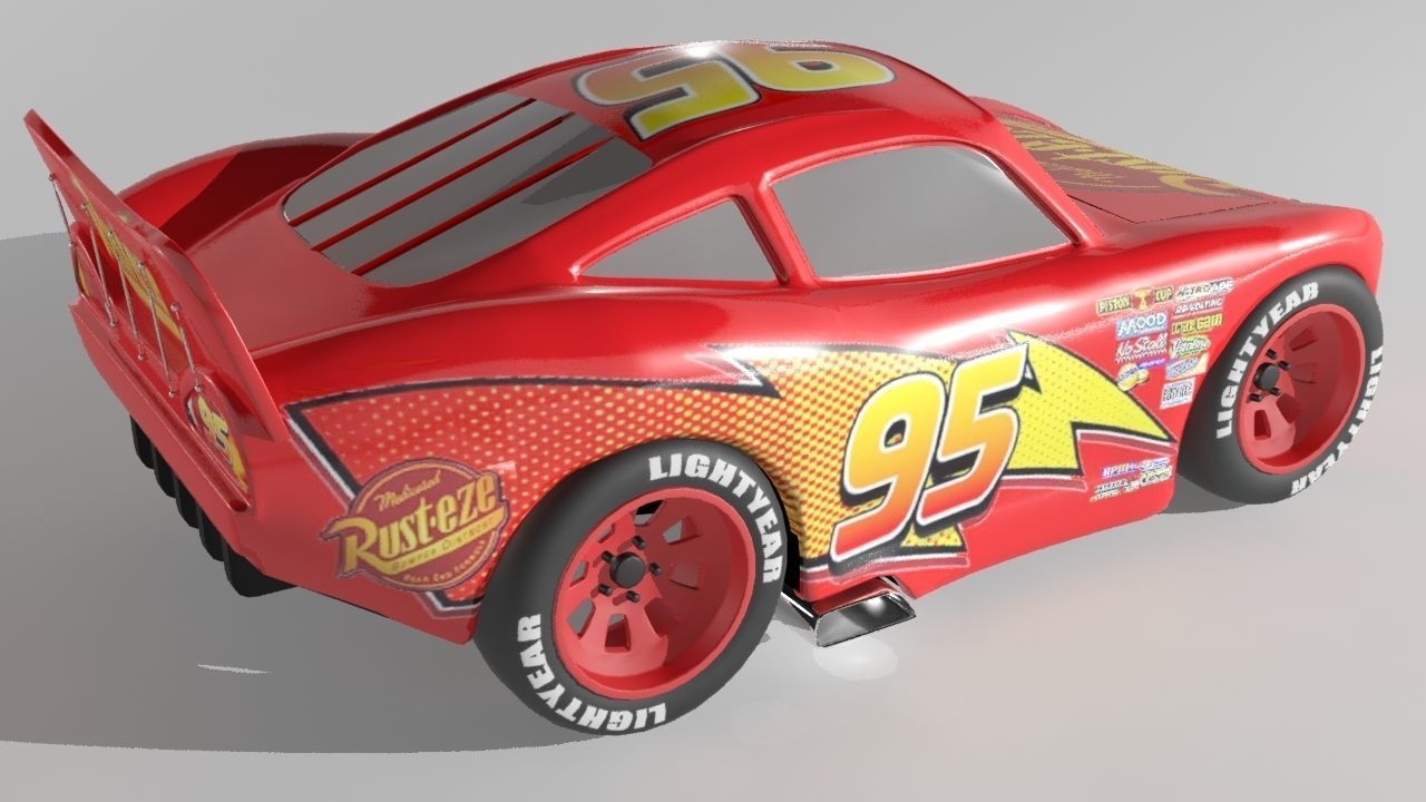 CARS 3 CHARACTER PACK 3D Low-poly 3D model_41