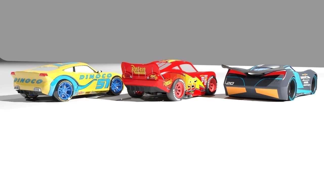 CARS 3 CHARACTER PACK 3D Low-poly 3D model_5