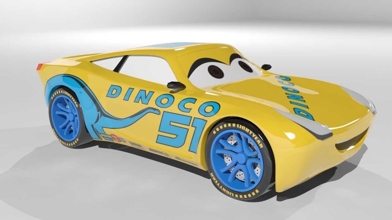 CARS 3 CHARACTER PACK 3D Low-poly 3D model_11