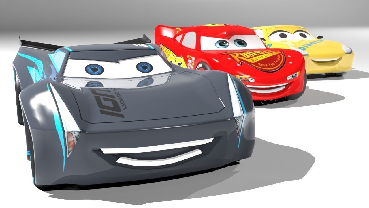 CARS 3 CHARACTER PACK 3D Low-poly 3D model_2