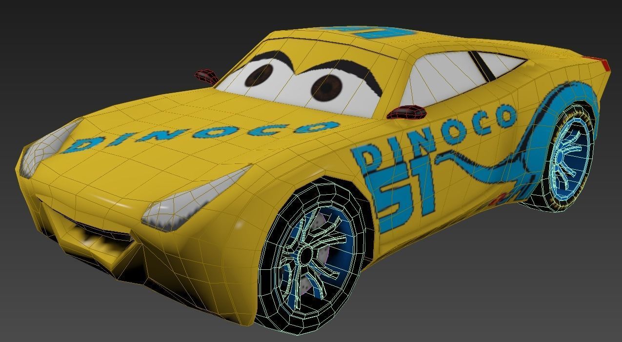 CARS 3 CHARACTER PACK 3D Low-poly 3D model_13