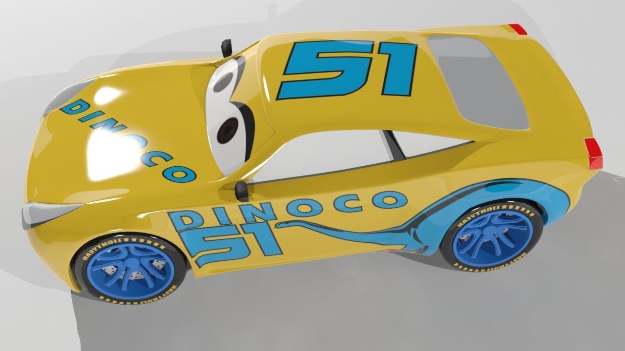 CARS 3 CHARACTER PACK 3D Low-poly 3D model_8