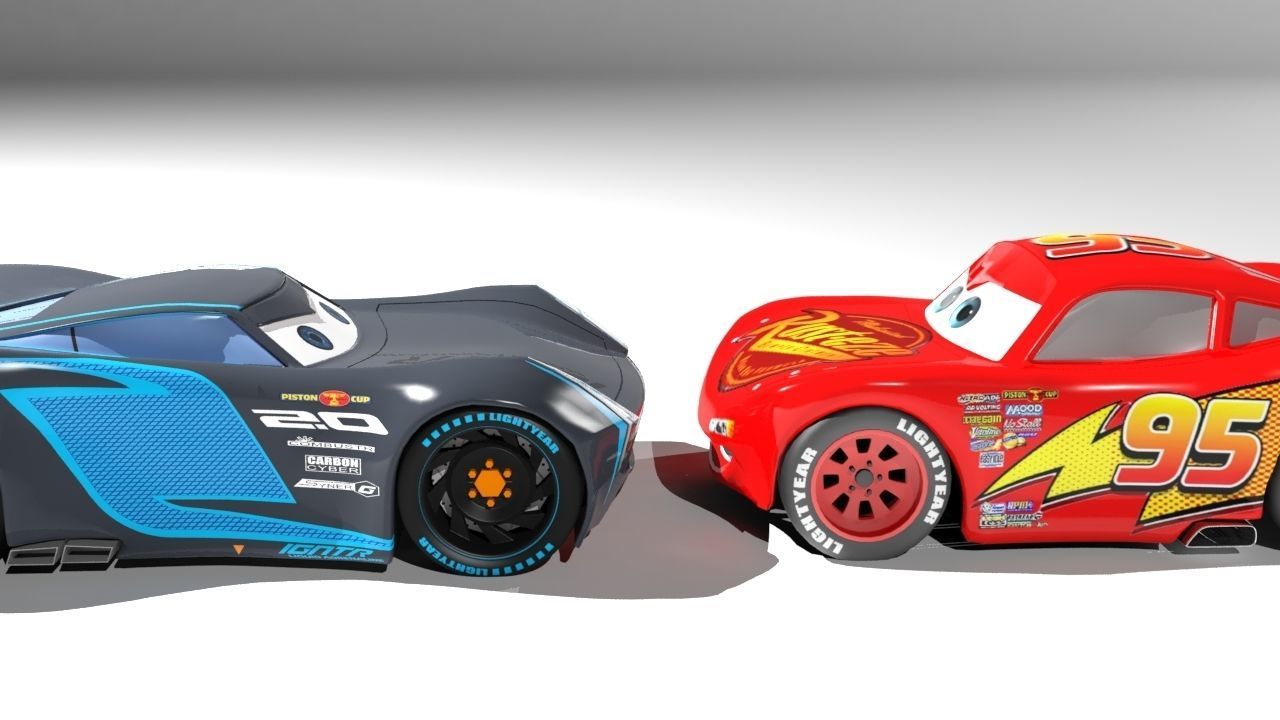 CARS 3 CHARACTER PACK 3D Low-poly 3D model_1