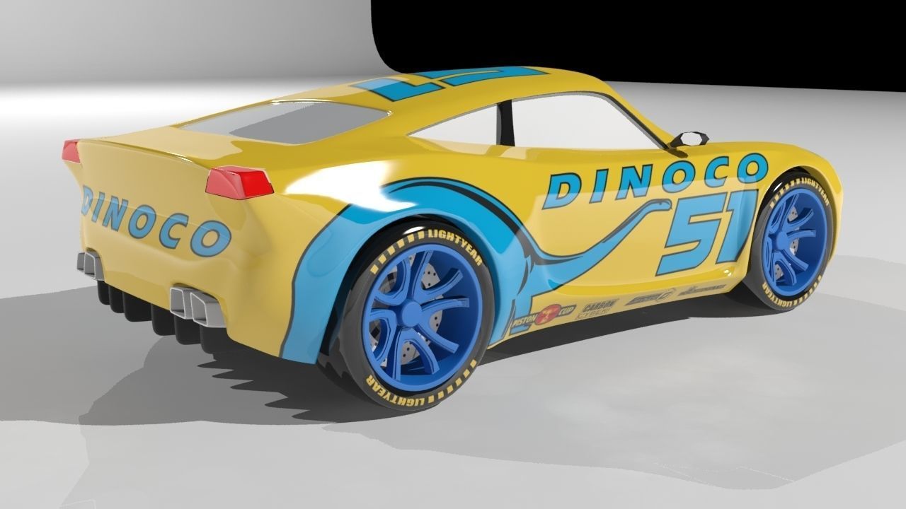 CARS 3 CHARACTER PACK 3D Low-poly 3D model_12