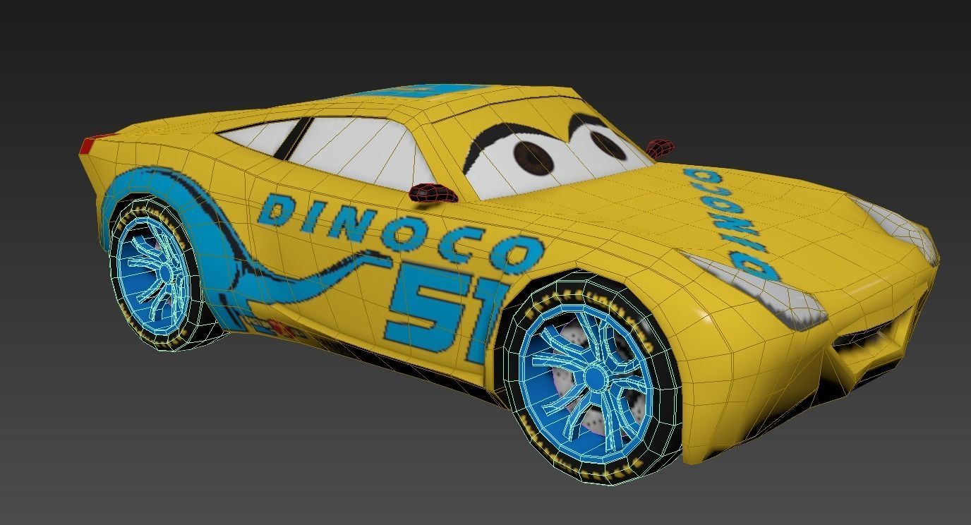 CARS 3 CHARACTER PACK 3D Low-poly 3D model_16