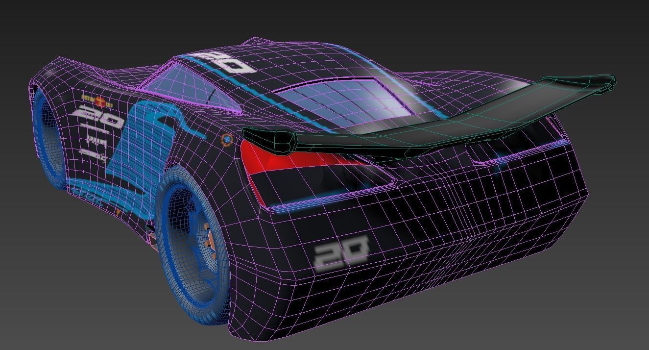 CARS 3 CHARACTER PACK 3D Low-poly 3D model_28