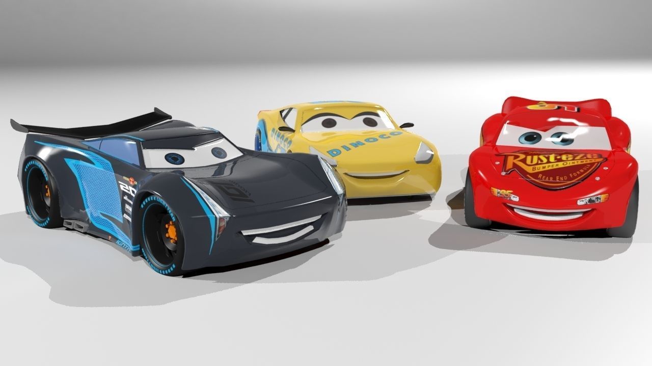 CARS 3 CHARACTER PACK 3D Low-poly 3D model_3