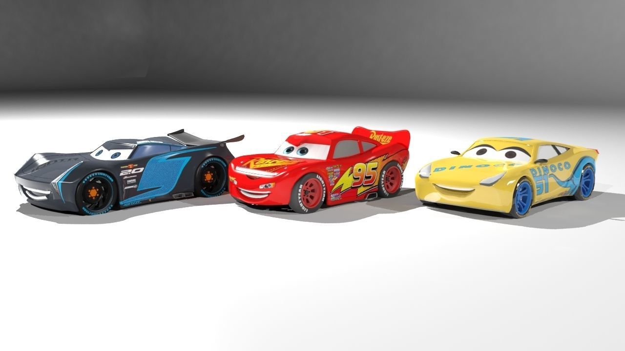 CARS 3 CHARACTER PACK 3D Low-poly 3D model_4