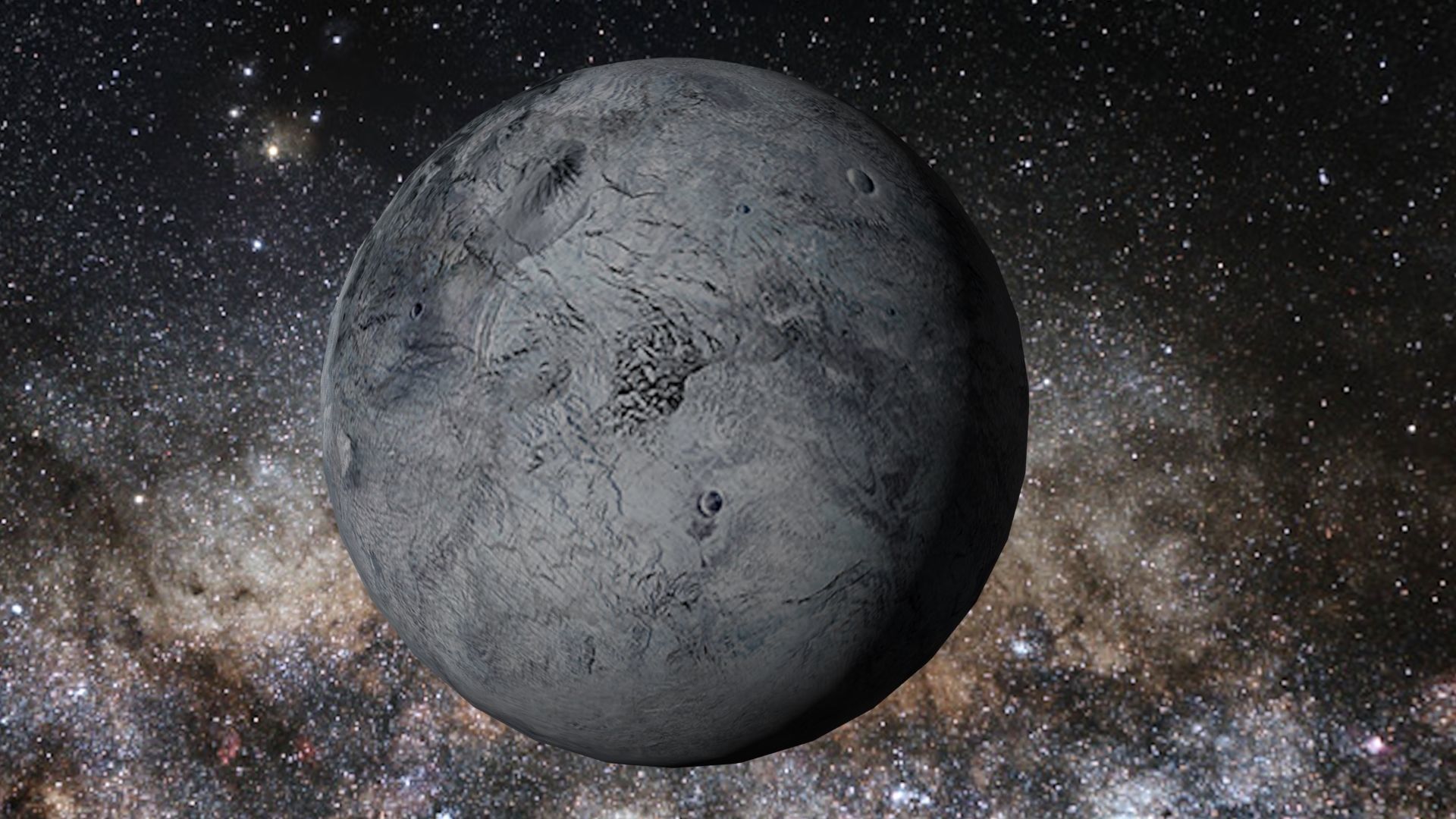 Sci Fi Solar System - Animated Low-poly 3D model_11