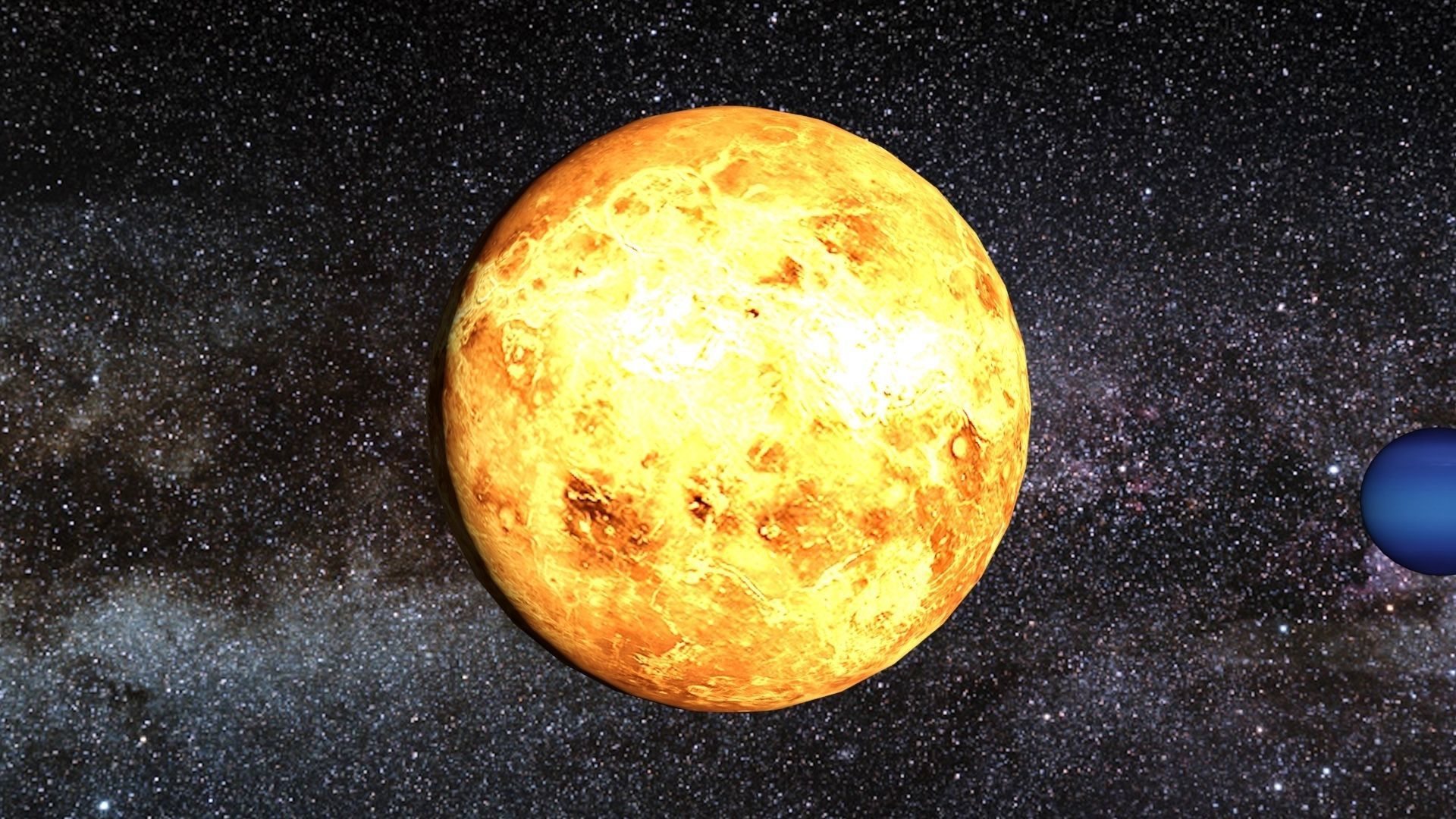 Sci Fi Solar System - Animated Low-poly 3D model_3