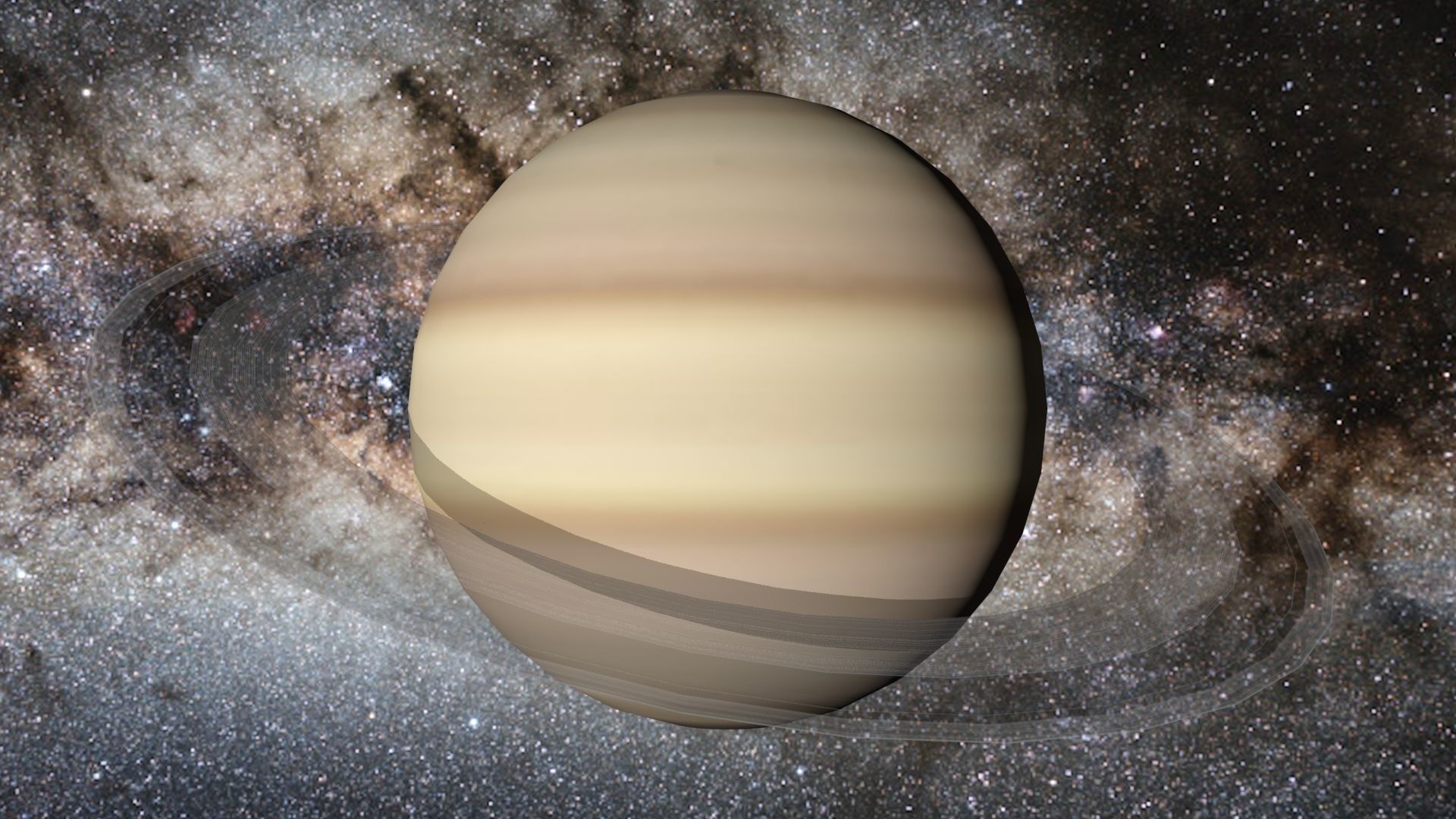 Sci Fi Solar System - Animated Low-poly 3D model_10