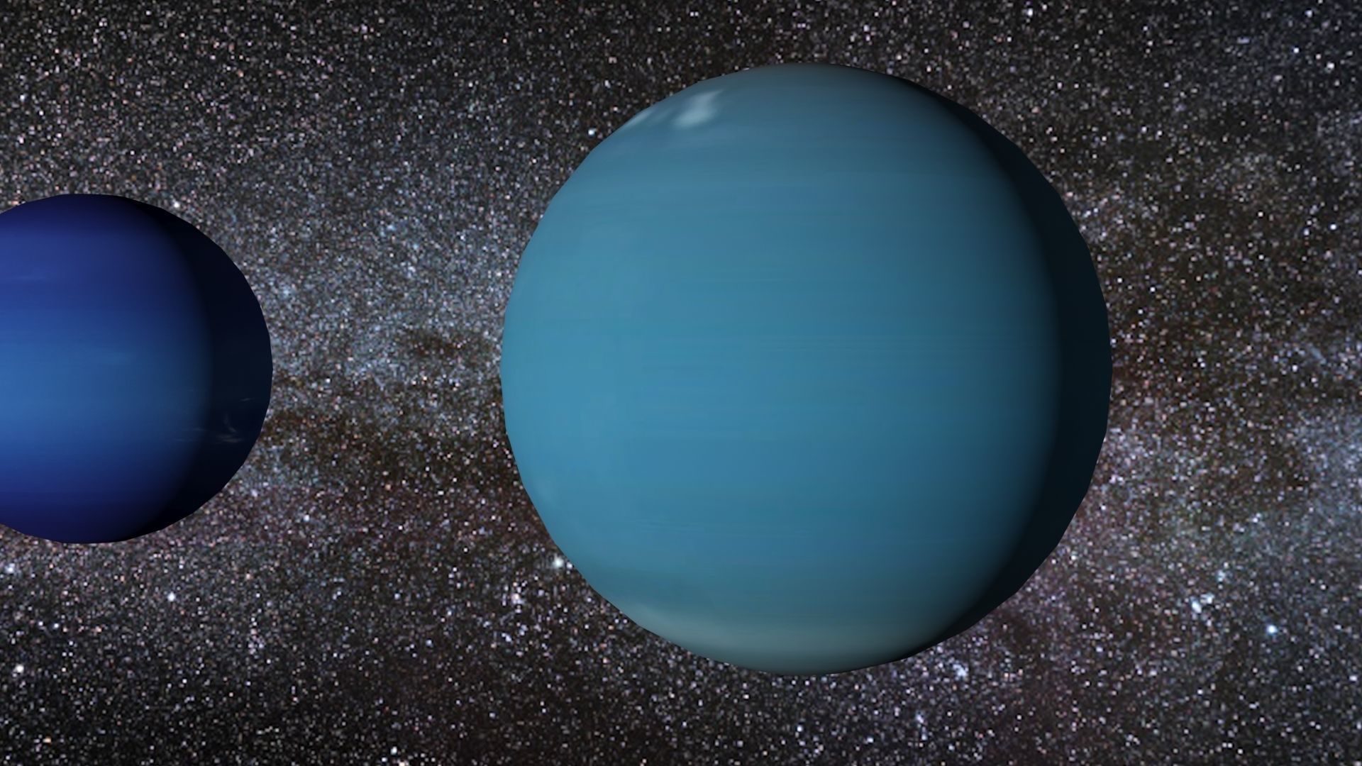 Sci Fi Solar System - Animated Low-poly 3D model_9